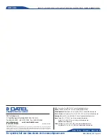 Preview for 4 page of C&D Technologies DATEL DMS-EB2 Quick Start Manual