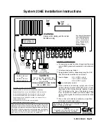 Preview for 1 page of C&K systems 236E Installation Instructions Manual