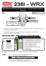 Preview for 1 page of C&K systems 236i-WRX Manual