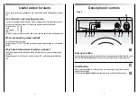 Preview for 4 page of Candy AQ 110 Instructions For Use Manual