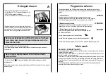 Preview for 6 page of Candy AQ 110 Instructions For Use Manual