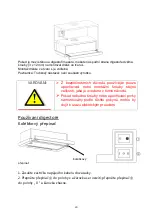 Preview for 21 page of Candy CBT625/2N Instruction Manual