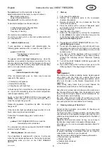 Preview for 6 page of Candy CCF 85 Instructions For Use Manual