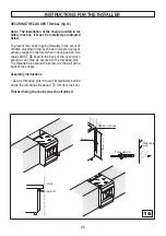 Preview for 20 page of Candy CCG9M52PX Instructions And Advice For Installing, Using And Servicing