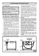 Preview for 21 page of Candy CCG9M52PX Instructions And Advice For Installing, Using And Servicing