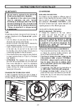 Preview for 23 page of Candy CCG9M52PX Instructions And Advice For Installing, Using And Servicing