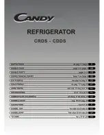 Preview for 1 page of Candy CDDS Instructions Manual