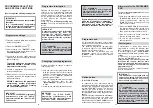 Preview for 12 page of Candy CDF 322 User Instructions