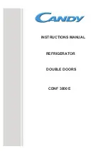 Preview for 1 page of Candy CDNF 3800 E Instruction Manual