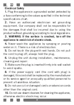 Preview for 8 page of Candy CHW93WPX MAR User Manual