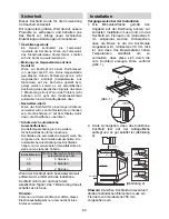 Preview for 60 page of Candy CIE 633 B3 Instruction Manual