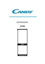 Preview for 1 page of Candy COMBI User Manual