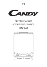 Preview for 110 page of Candy CRU 164/1 User'S Operation Manual