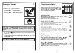 Preview for 28 page of Candy CS 105 User Instructions