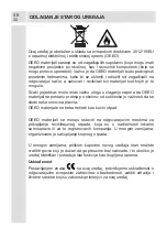 Preview for 33 page of Candy CVBNM 6182WP User Manual