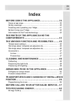 Preview for 34 page of Candy CVBNM 6182XP User Manual