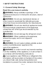 Preview for 4 page of Candy CVNB 6182WH5K User Manual