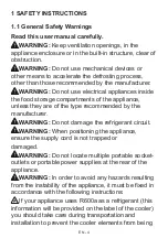 Preview for 4 page of Candy CVS 5166WK User Manual