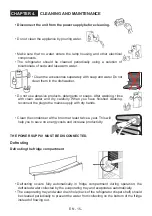 Preview for 16 page of Candy CVS 6182 W User Manual