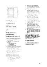 Preview for 41 page of Candy CWC 150 EM N User Manual