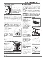 Preview for 108 page of Candy EVOC 580B Instruction Book