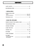 Preview for 2 page of Candy F 279 P Instructions For The Use And Installation