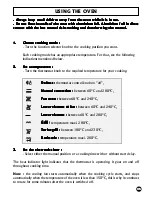 Preview for 13 page of Candy F 279 P Instructions For The Use And Installation