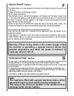 Preview for 9 page of Candy Grando GC4 2D Instructions For Use Manual