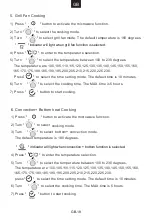 Preview for 21 page of Candy MEC440TX User Instructions