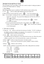 Preview for 16 page of Candy MEC44TX User Instructions