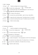 Preview for 19 page of Candy MEC44TX User Instructions