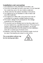 Preview for 11 page of Candy MIG1730DX User Instructions