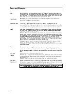 Preview for 24 page of Cannon 110cm Free Standing Gas Cooker C110DPX Instructions For Installation And Use Manual