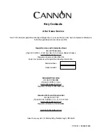 Preview for 32 page of Cannon 110cm Free Standing Gas Cooker C110DPX Instructions For Installation And Use Manual