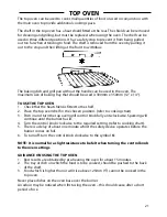 Preview for 21 page of Cannon CHICHESTER 10420G Use And Installation Instructions