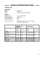 Preview for 29 page of Cannon CHICHESTER 10420G Use And Installation Instructions