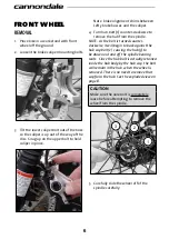 Preview for 6 page of Cannondale LEFTY SPEED DLR2 Owner'S Manual Supplement