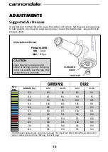 Preview for 10 page of Cannondale LEFTY SPEED DLR2 Owner'S Manual Supplement