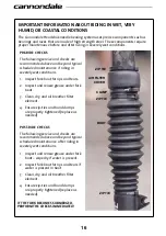 Preview for 16 page of Cannondale LEFTY SPEED DLR2 Owner'S Manual Supplement