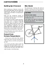 Preview for 4 page of Cannondale Slice Carbon Owner'S Manual Supplement