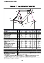 Preview for 19 page of Cannondale Slice Carbon Owner'S Manual Supplement