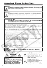 Preview for 2 page of Canon 0273B001 - Elura 90 Camcorder Instruction Manual