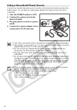 Preview for 14 page of Canon 0273B001 - Elura 90 Camcorder Instruction Manual