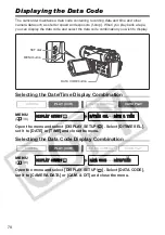 Preview for 70 page of Canon 0273B001 - Elura 90 Camcorder Instruction Manual