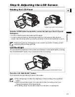 Preview for 23 page of Canon 0286B001 - Optura S1 Camcorder Instruction Manual