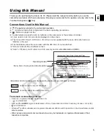 Preview for 5 page of Canon 0967B001 - XL H1 Camcorder Instruction Manual