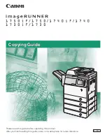 Canon 1750 Copying Manual preview