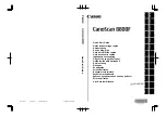 Preview for 1 page of Canon 2168B003 Quick Start Manual