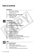 Preview for 8 page of Canon 2694B001 - DC 310 Camcorder Instruction Manual