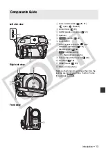 Preview for 13 page of Canon 2694B001 - DC 310 Camcorder Instruction Manual